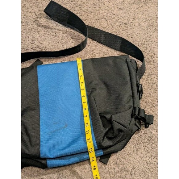 RARE Timbuk2 Google Chrome Blue / Black Messenger Bag Made in San Francisco - Picture 8 of 10